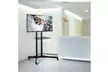 32 to 65 Inch Mobile TV Cart Universal Flat Screen Rolling TV Stand on Wheels - Second Medium