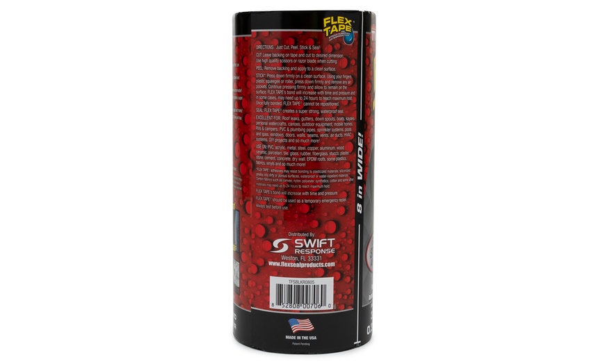 Flex Seal Tape (8-Inch x 5-Feet, Black) | Groupon