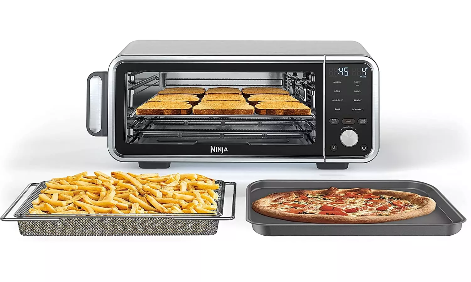 Ninja FT201A Foodi 10-in-1 Digital Air Fry Oven Pro (Silver)- Renewed - Primary Image