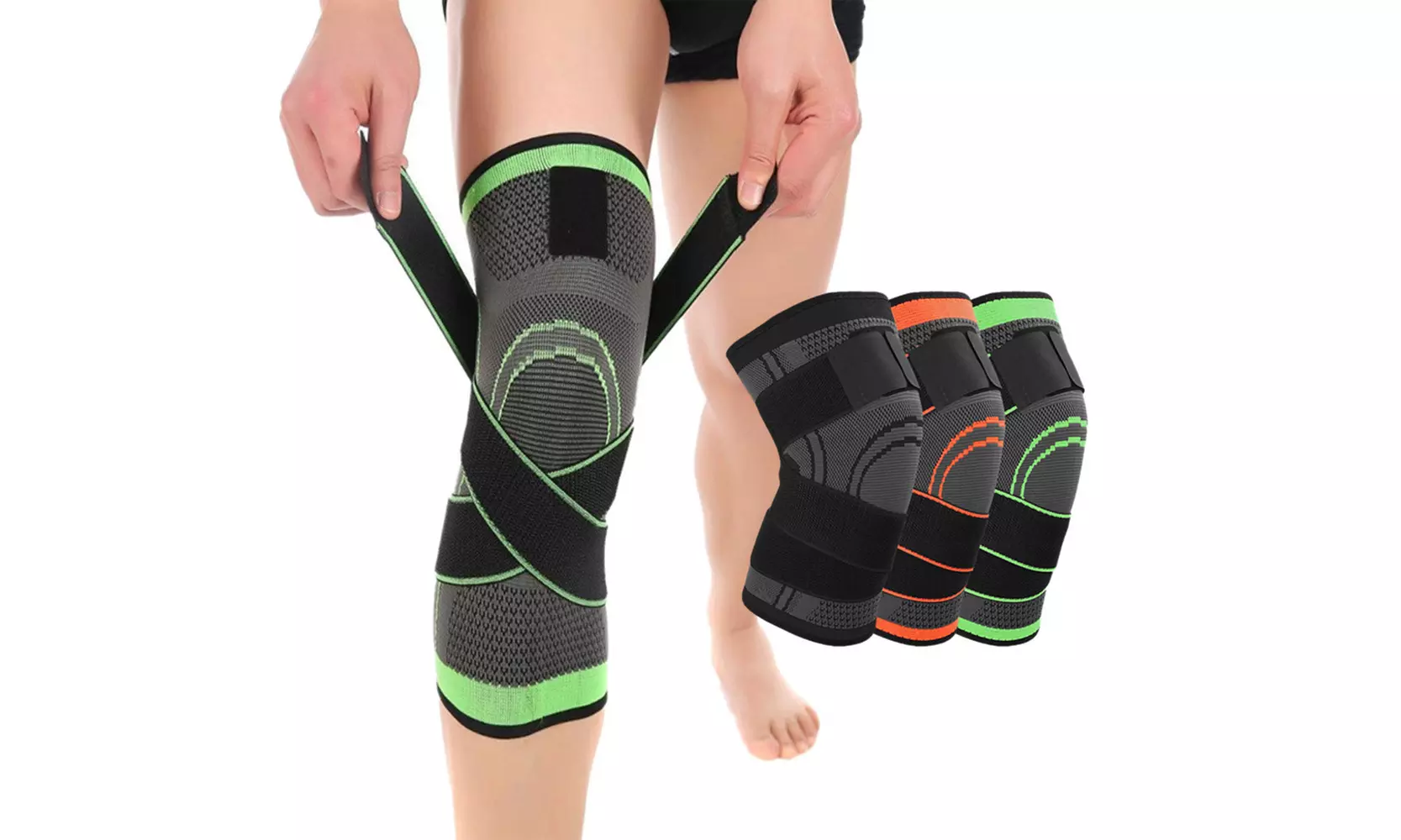 1PC Non-Slip Knee Brace Compression Knee Sleeve Sports Knee Pad - Primary Image