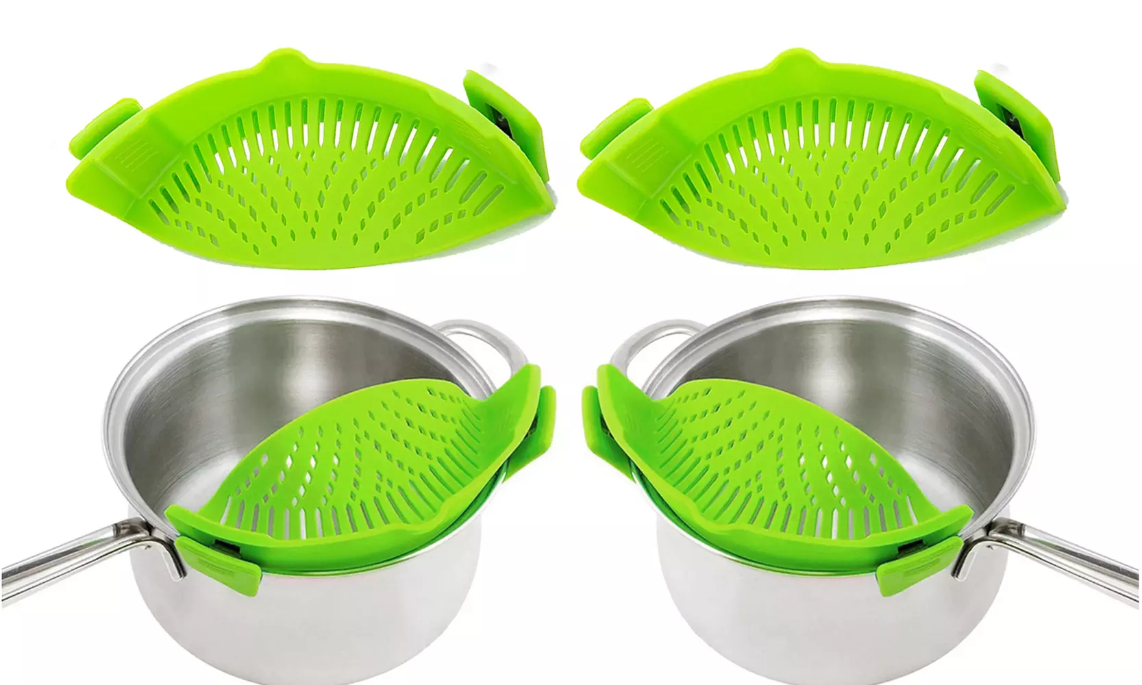 Snap'N Strain Kitchen Strainer (2-Colors)