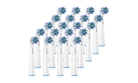 Professional Replacement Electric Toothbrush Heads For Oral-b (8 12 20 Pcs) White 8 Pcs