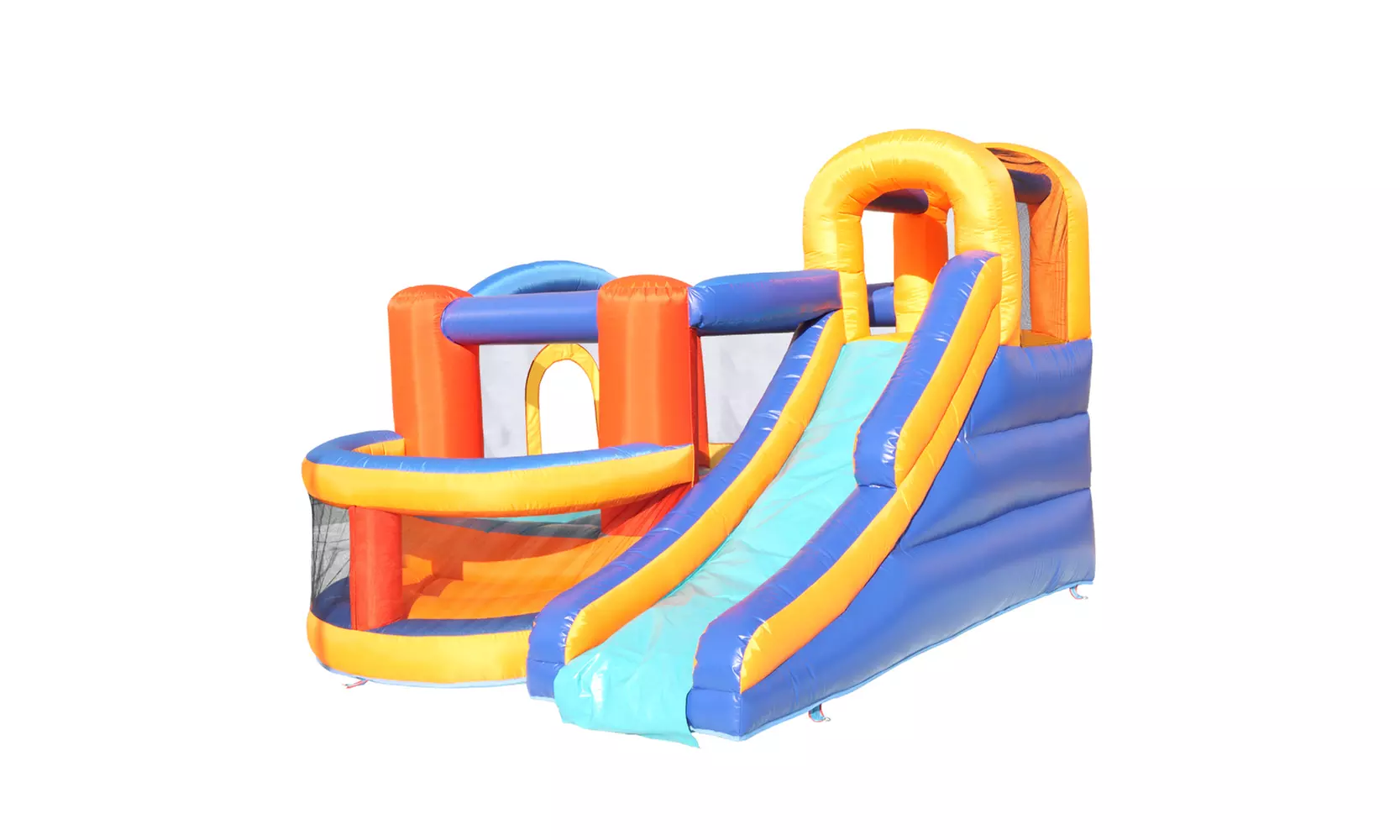 Inflatable Bounce House,Slide Bouncer with Basketball Hoop - Second Medium