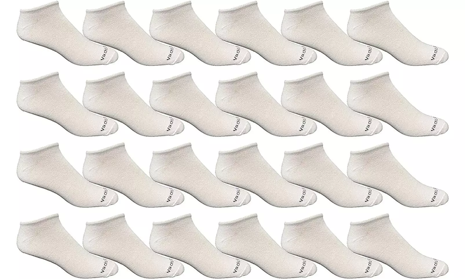 Yacht & Smith 24 Pairs of Low Cut Ankle Socks for Men Bulk Pack