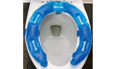 Gel Toilet Seat Cover (2-Pack) Blue