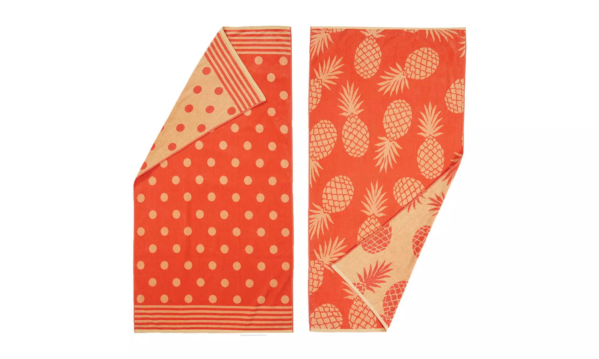 Playful Premium 100% Cotton Reversible Beach Towels Oversized - Primary Image