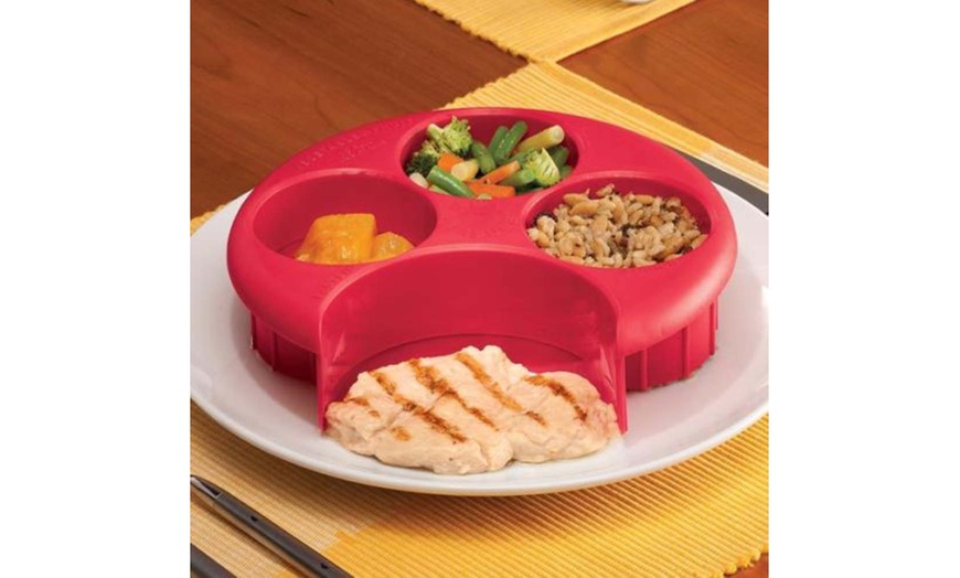 Portion Control Plate Meal Measure Weight Loss Diet Plan | Groupon