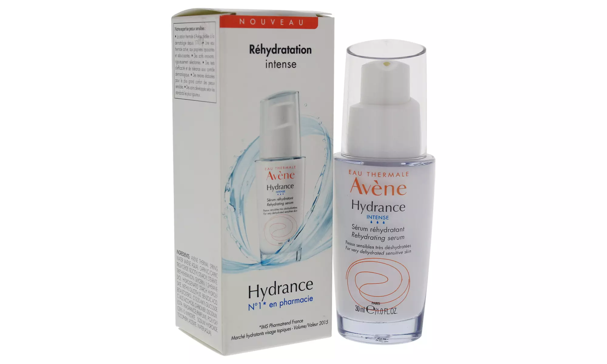 Eau Thermale Avene Hydrance Intense Rehydrating Serum for Unisex - Primary Image