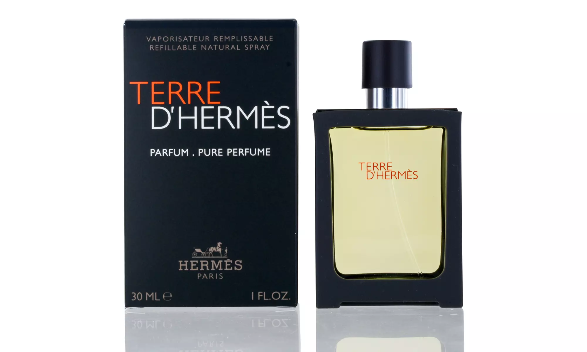 Terre D'Hermes for Men by Hermes Pure Perfume Spray (multiple sizes) - Second Medium