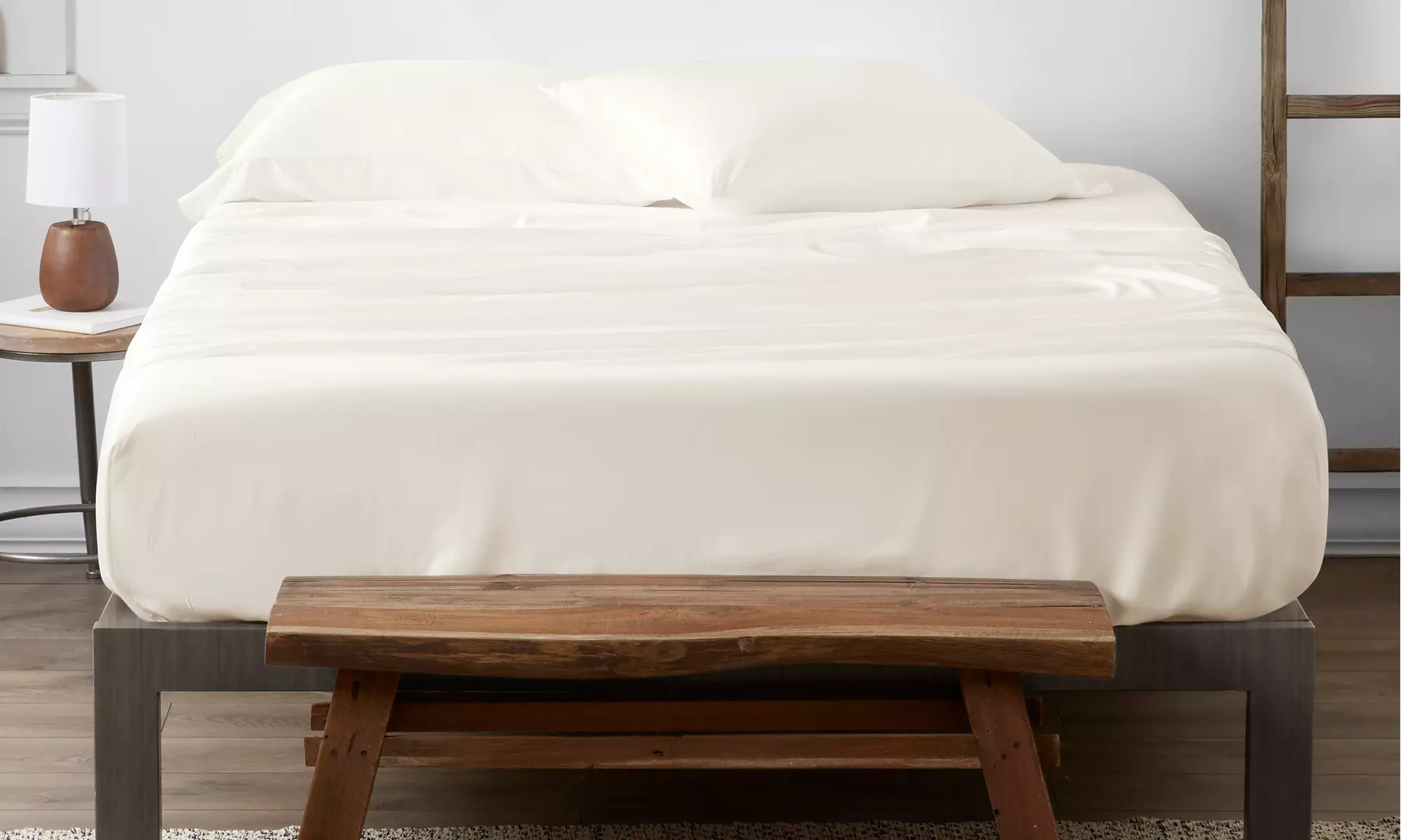 Merit Linens Premium Bamboo 4 Piece Luxury Bed Sheet Set