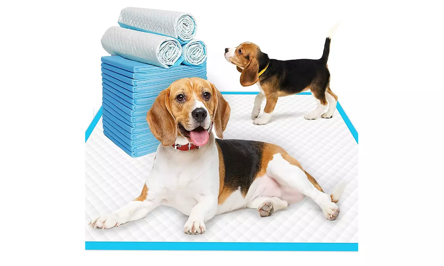 100pcs 17in Pet Diaper Dog Training Pee Pads Disposable Healthy Nappy Toilet Mat