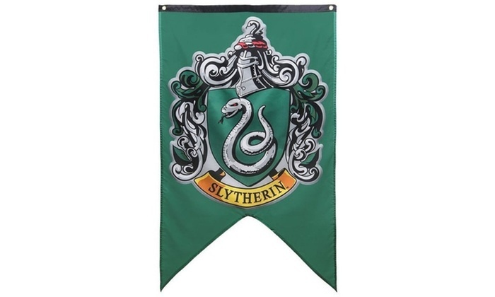 Harry Potter Hogwarts House Banner Flags | Groupon