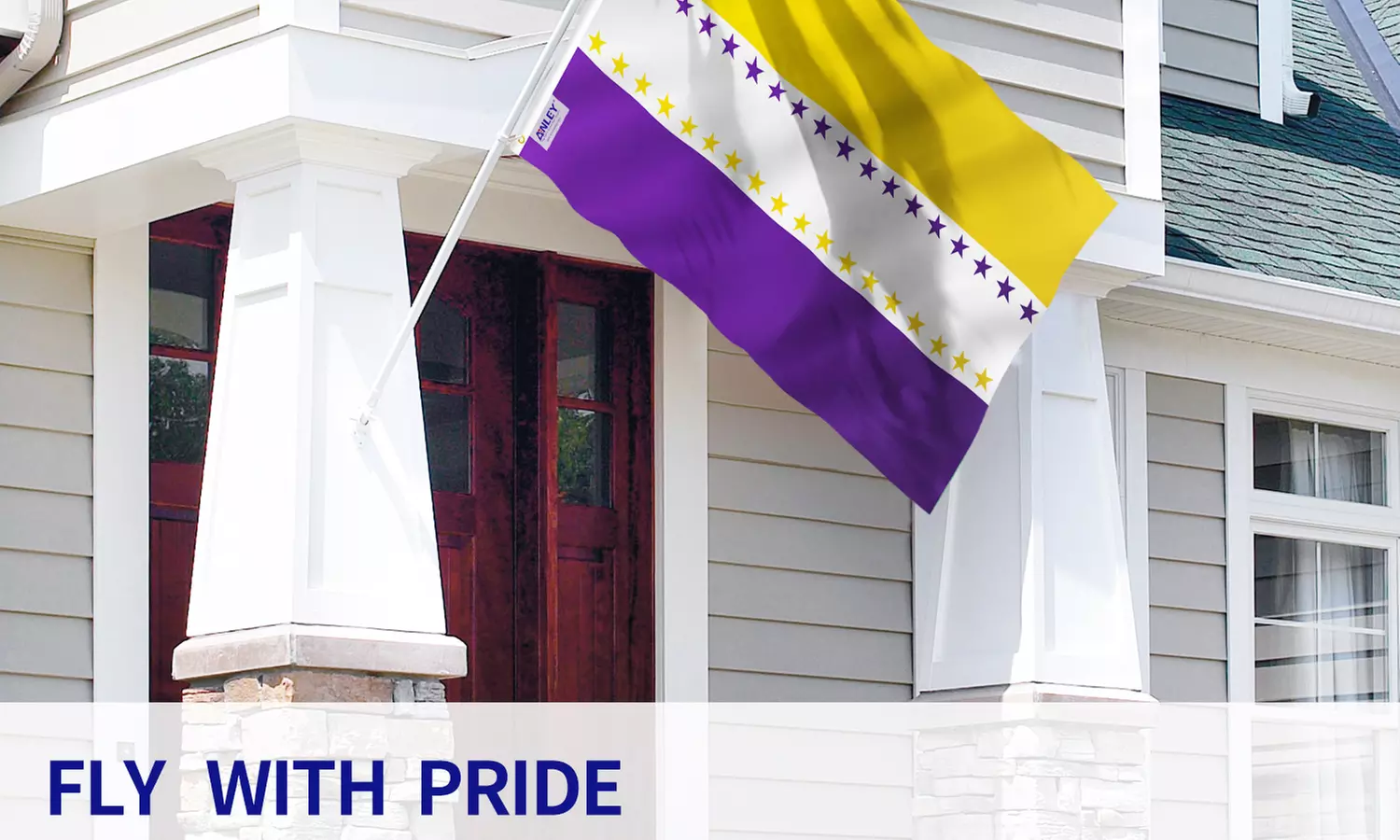 ANLEY Fly Breeze 3x5 Foot 19th Amendment Victory Flag- Women's Suffrage Victory - Second Medium