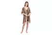 Womens Beach Swimsuit Leopard Bikini Cover Up Summer Beach Dresses Bathing Suit - Second Medium