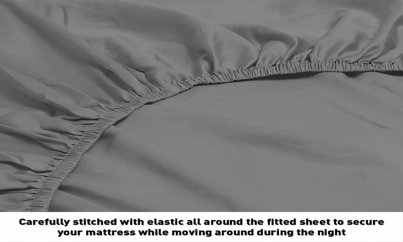 Home Sweet Home Extra Soft Deep Pocket Embroidered Sheet Set