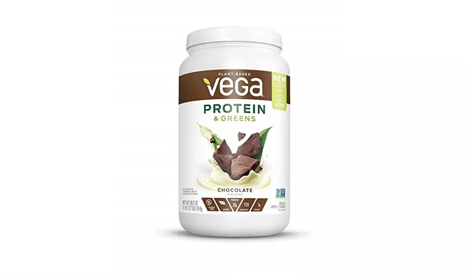 Vega Protein & Greens Chocolate 25 Servings, 28.7 Oz Plant Based Protein Powder - Primary Image