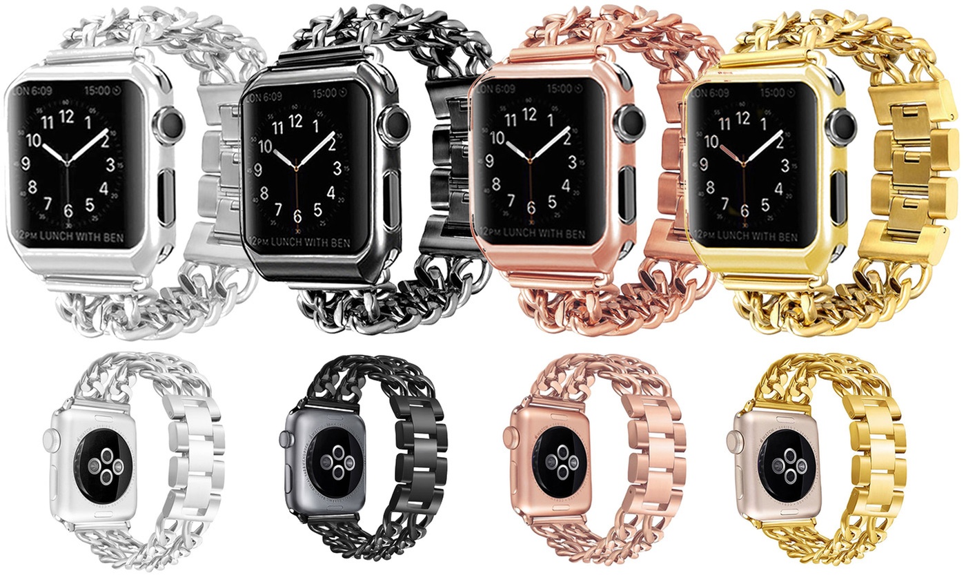 For Apple Watch Series 1-8&SE Stainless Steel Wrist iWatch Band Strap