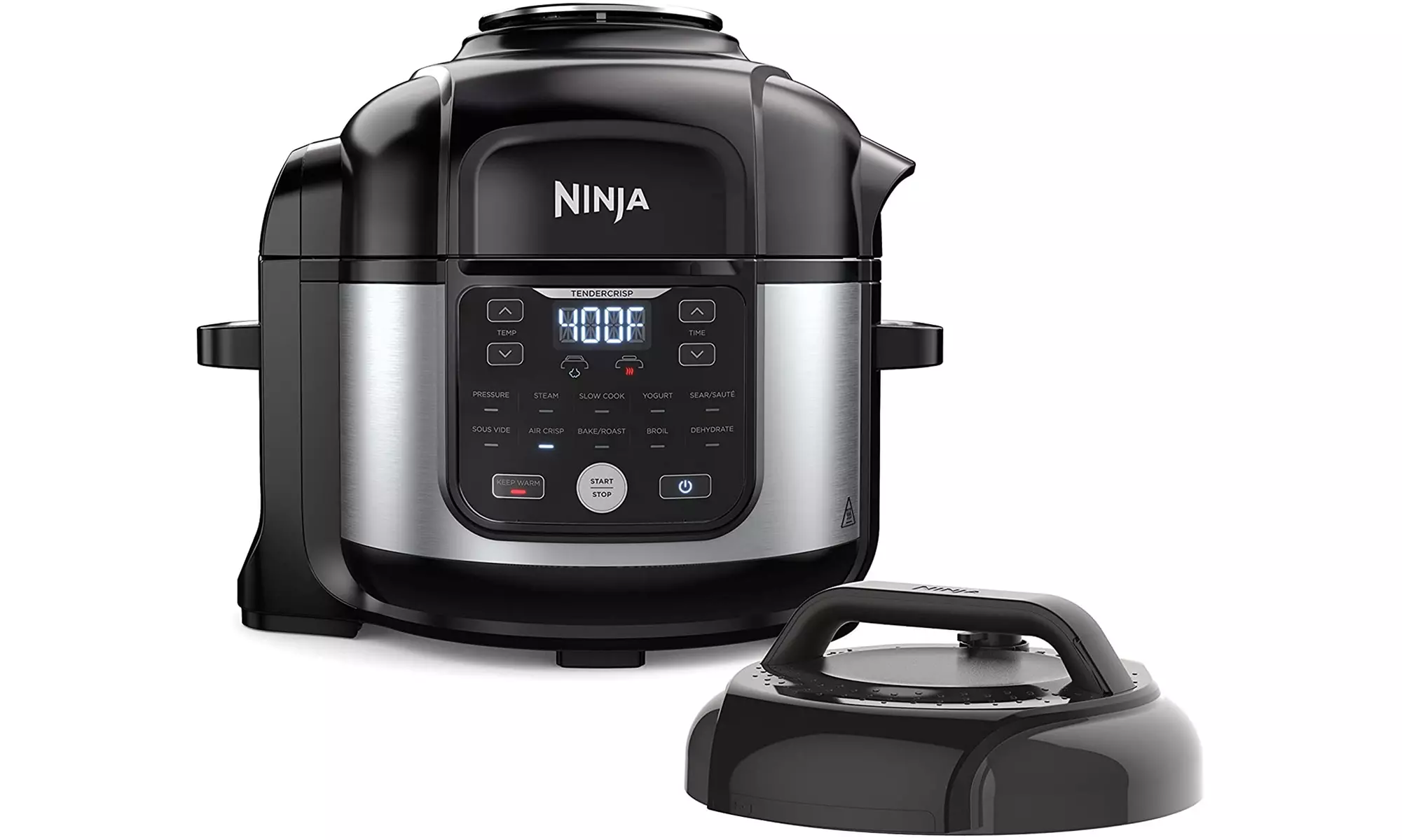 Ninja FD302 Foodi 11-in-1 Pro 6.5 qt. Air Fryer (Silver/ Black)- Refurbished - Primary Image