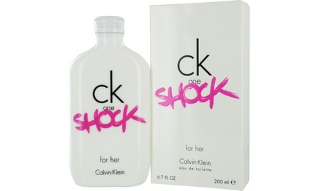 CK ONE SHOCK By Calvin Klein 6.7 Oz Eau De Toilette Spray NEW In Box For Women Women Spray Other Scent Eau De Toilette