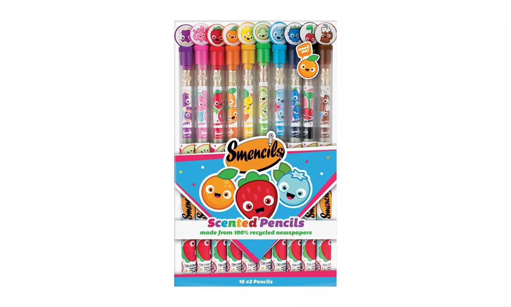 Scentco Graphite Smencils 10-Pack of HB #2 Scented Pencils - Primary Image