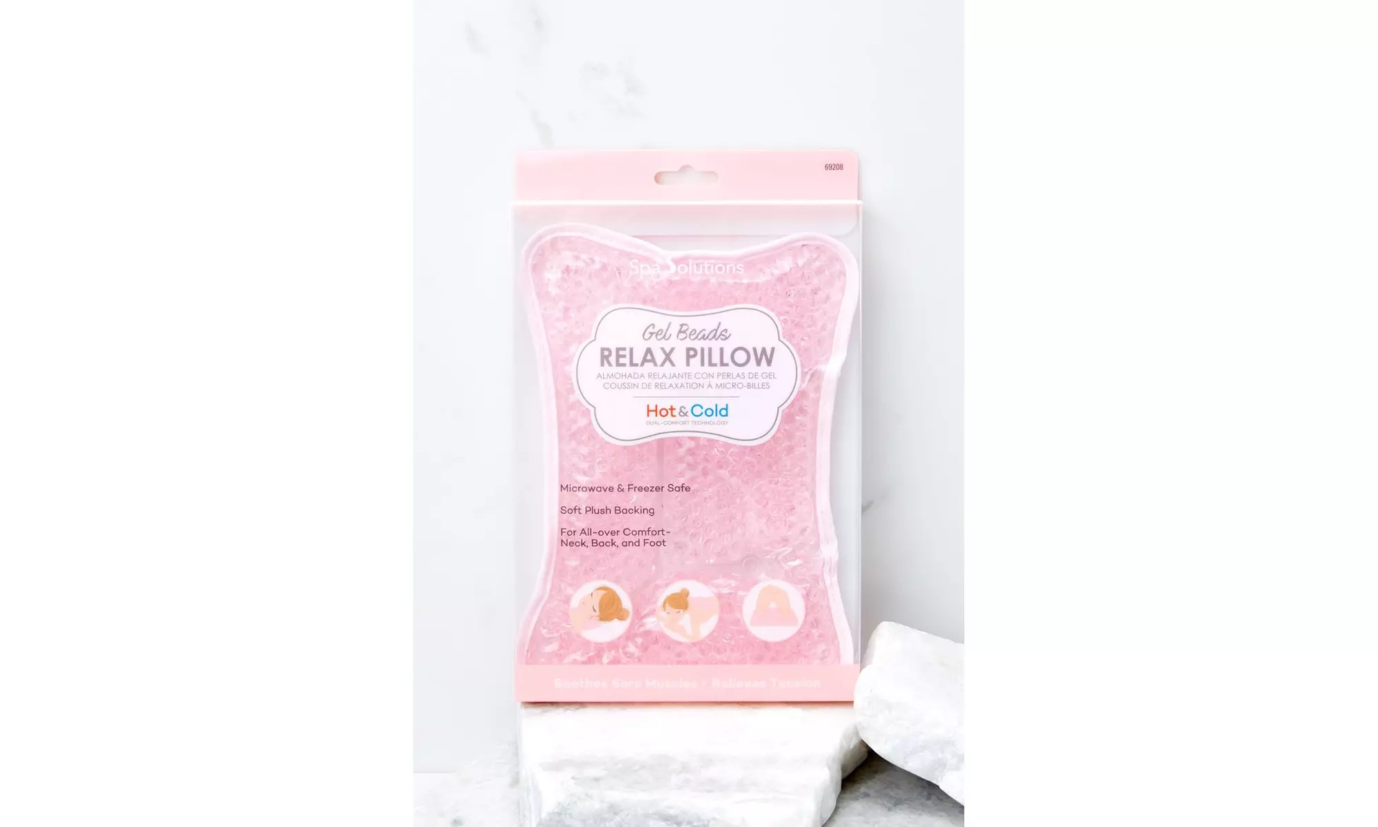 Spa Solutions Gel Beads Relax Pillow Hot & Cold - Primary Image
