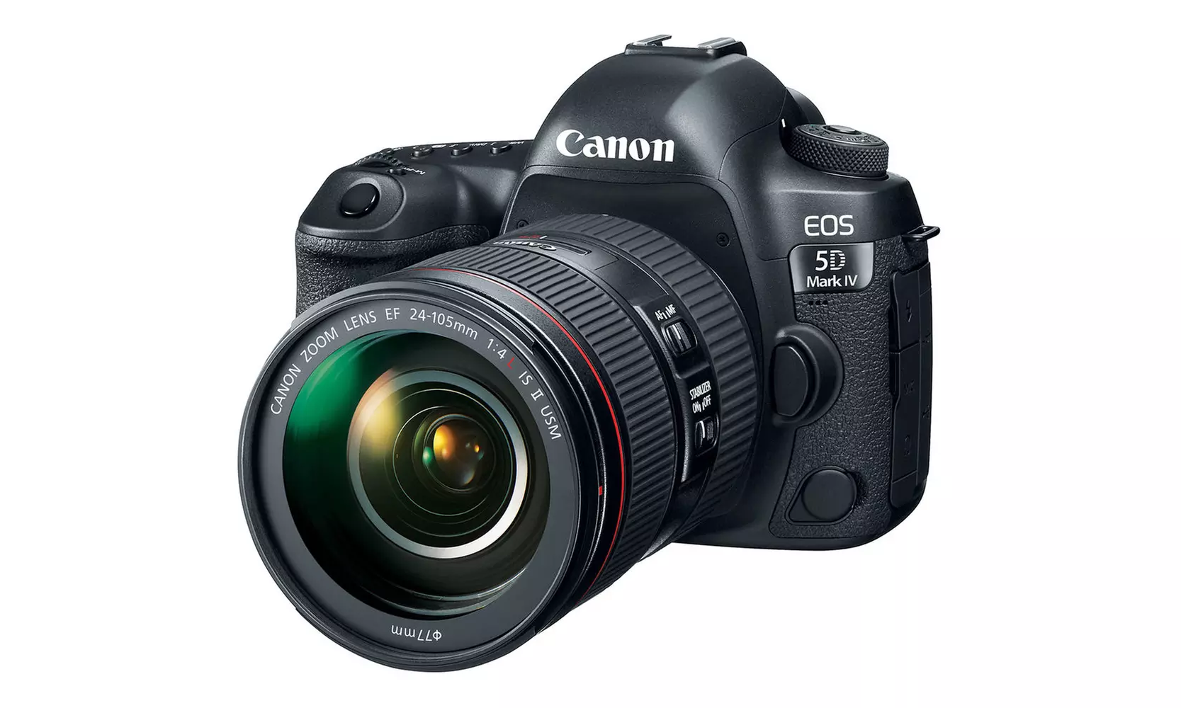 Canon EOS 5D Mark IV Camera with 24 105mm f/4L   Int'l Version (No Warranty) - Primary Image