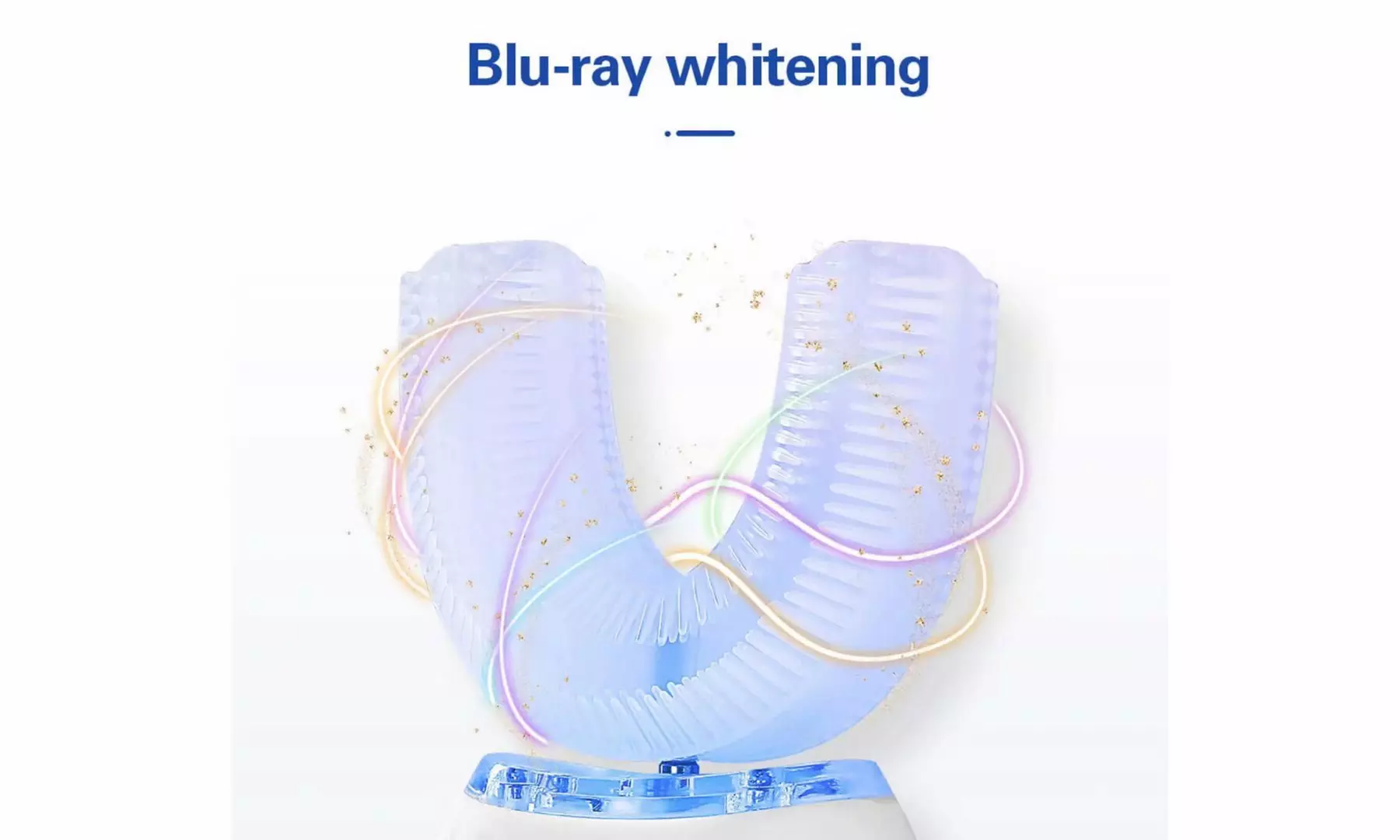 U Shaped Electric Toothbrush Teeth Whitening Automatic LED Sonic Toothbrush