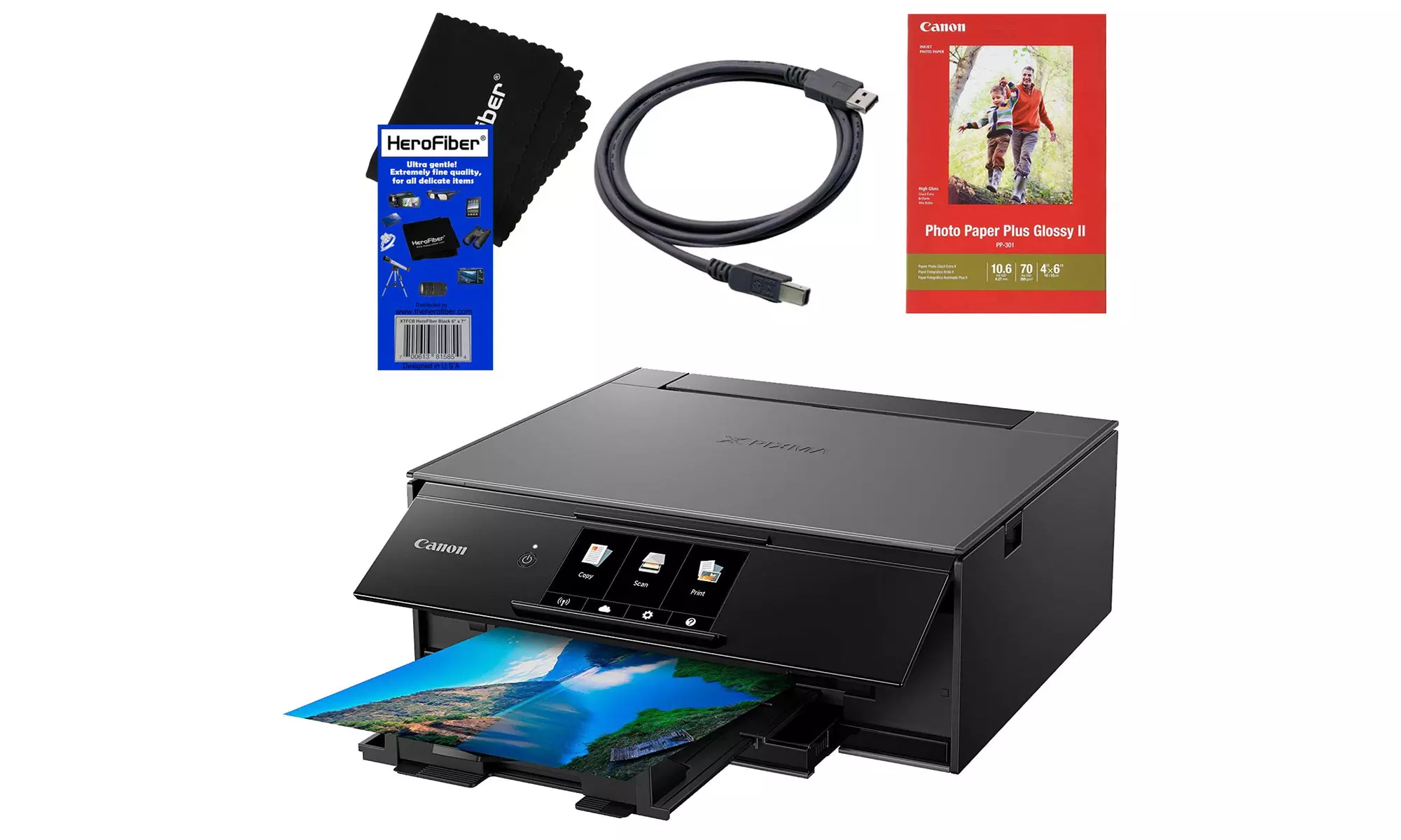Canon Pixma TS9120 Wireless Inkjet All-in one Printer (Gray) with Scan - Second Medium