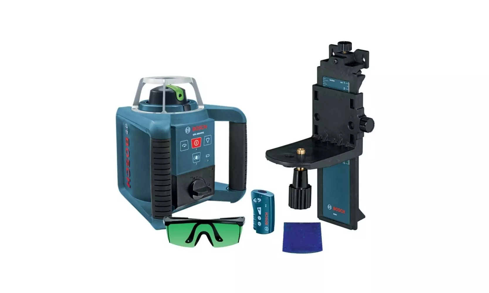 Bosch Self-Leveling Green-Beam Rotary Laser with Layout Beam (Blue) (Renewed) - Primary Image