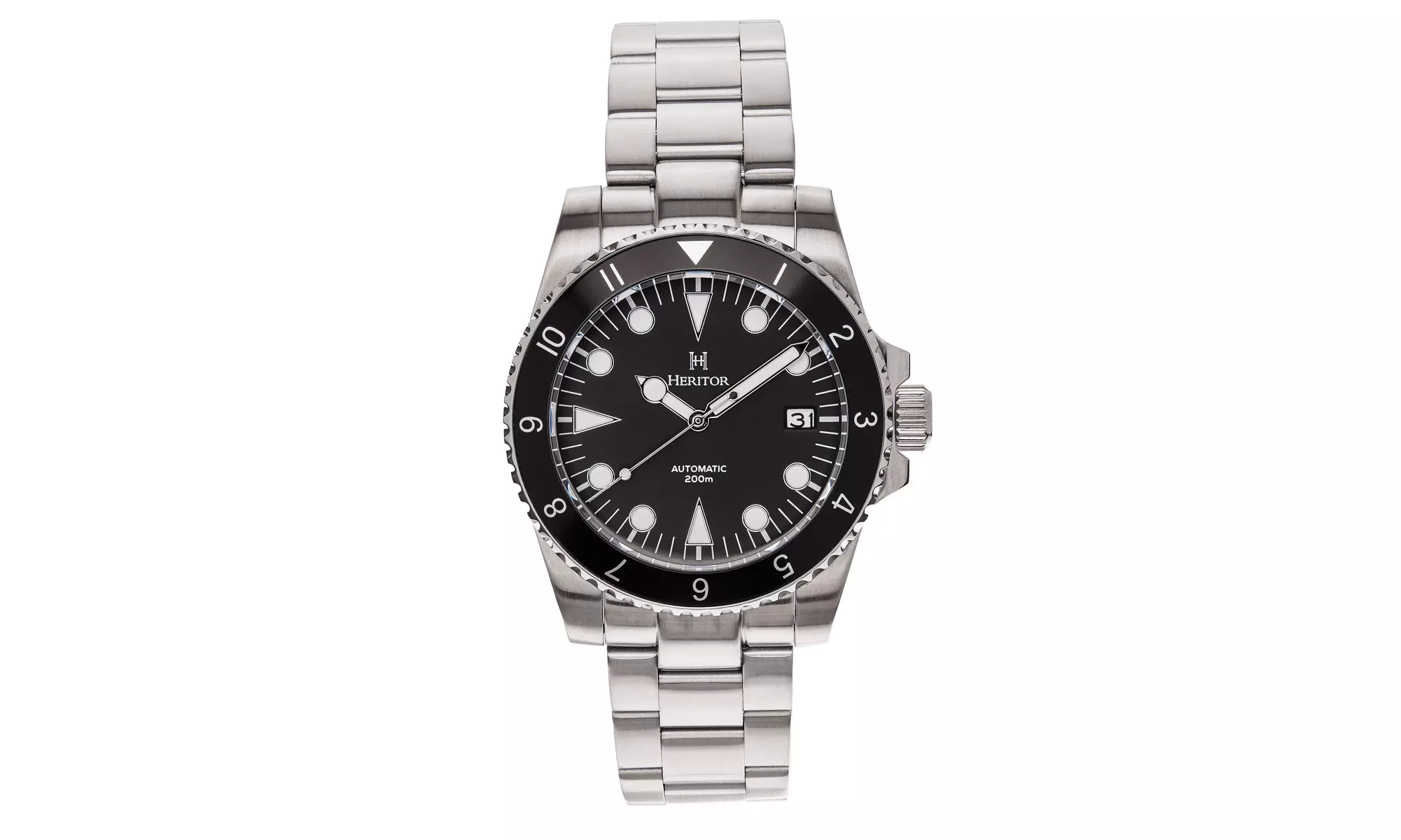 Heritor Automatic Luciano Bracelet Watch w/Date - Primary Image
