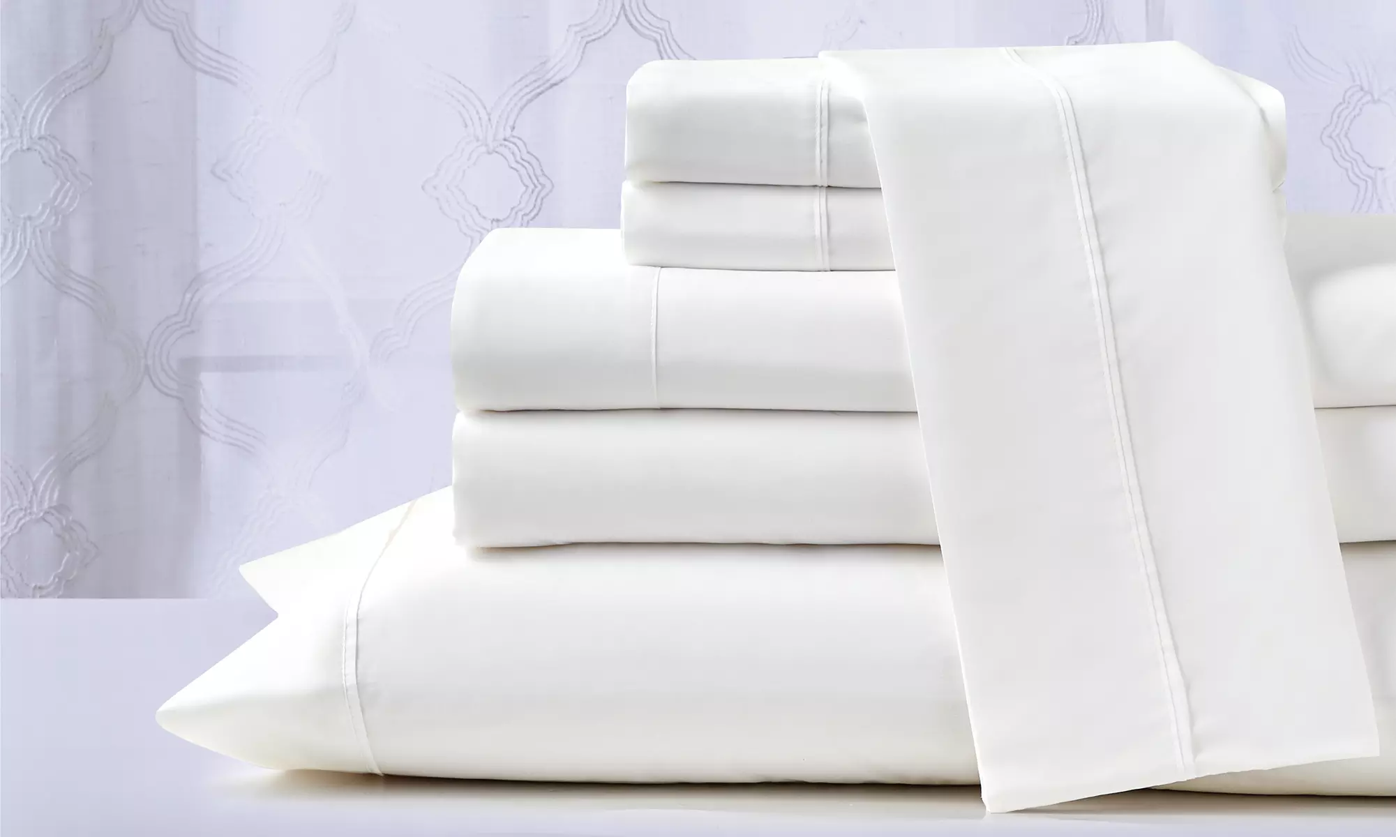  Kathy Ireland 6 Piece Cool Max Soft Sheet Set - 6 Colors - Second Medium