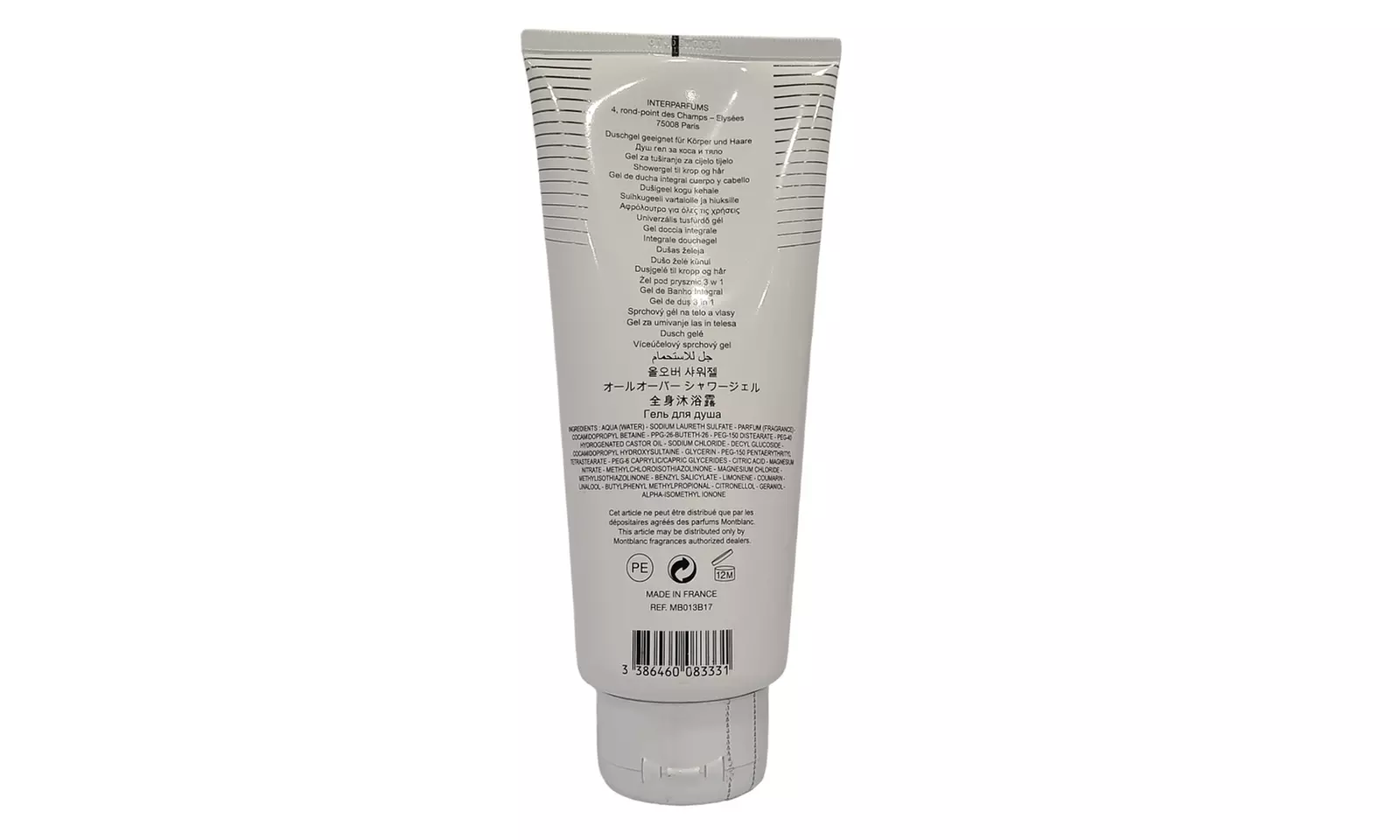 Montblanc Legend Spirit All-Over Shower Gel 300 ml For Men - Second Medium