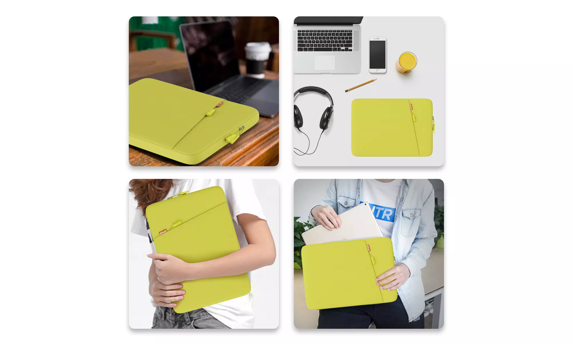 JETech Laptop Sleeve for 11.2/13.3/15.4-Inch Notebook, Tablet, or iPad