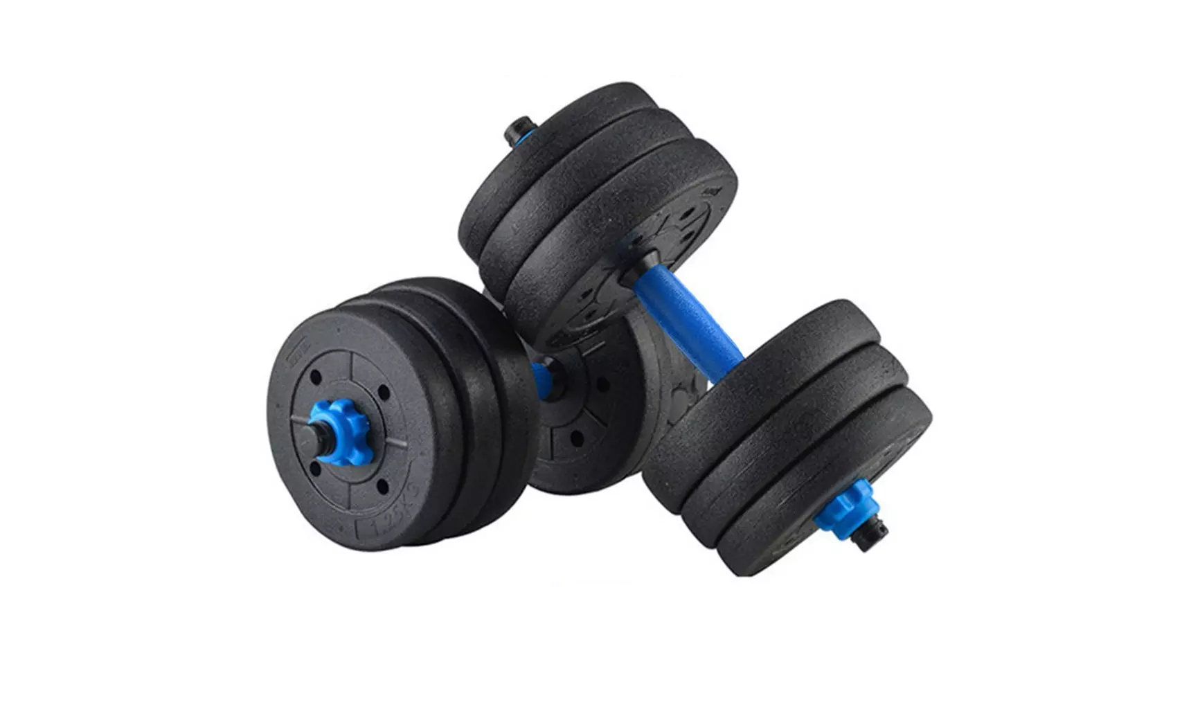 Adjustable Weights Dumbbells Set, Free Weights Set With Connecting Rod 40KG - Primary Image