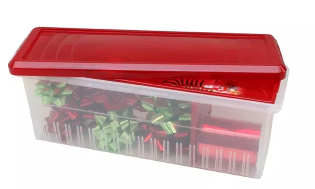 IRIS Ribbon Storage Box, Red - Primary Image