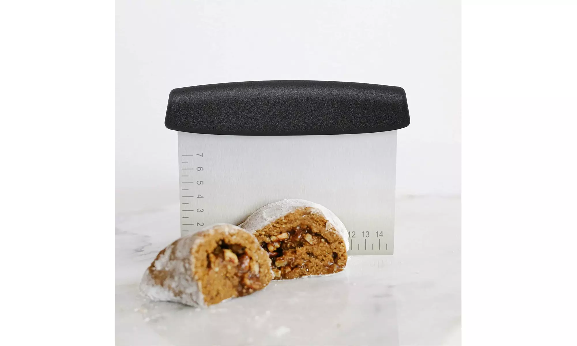 Zulay Premium Multi-purpose Stainless Steel Bench Scraper & Chopper Rectangular - Image 7