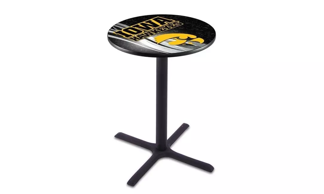Holland Bar Stool L211B4236IowaUn 42 in. Iowa Hawkeyes Pub Table - Primary Image
