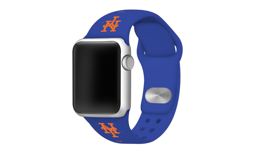 Image 72: Game Time MLB Silicone Band for 38/40mm or 42/44mm Apple Watch