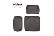 Kinbor Patio Wicker Sofa Cushion Replacement Covers for 7 Pcs Set - Second Medium