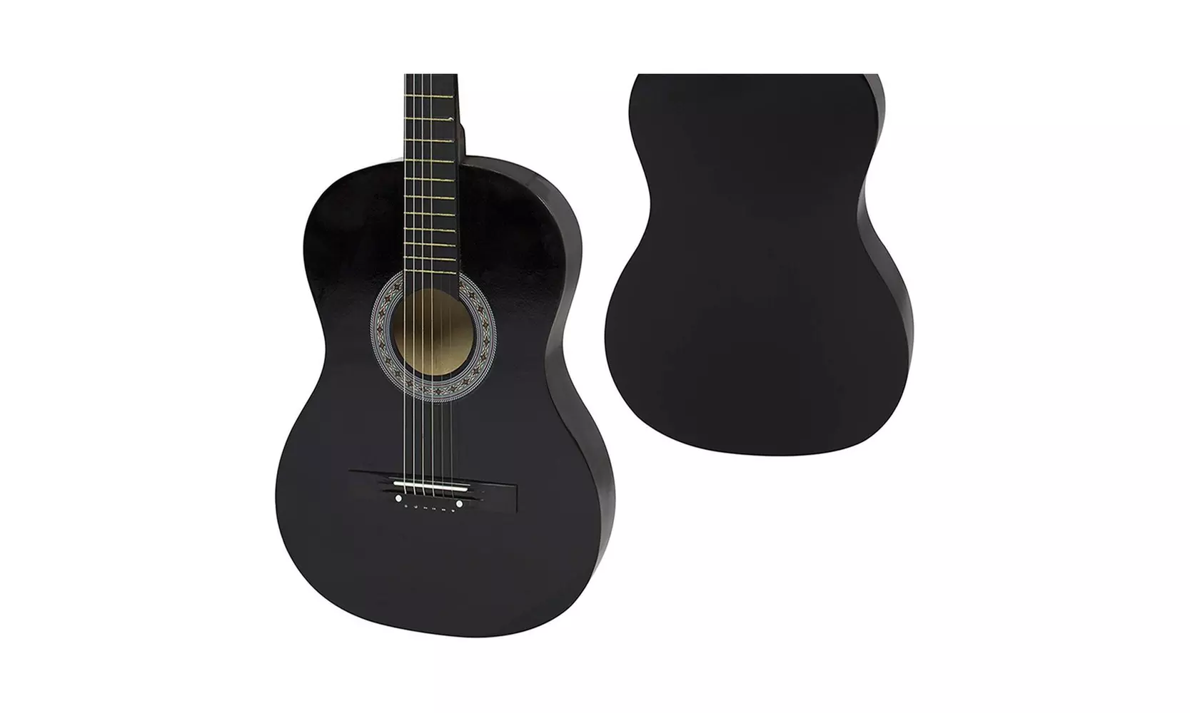 New Excellent Guitar With Case Strap Tuner & Pick Perfect For Beginners - Second Medium