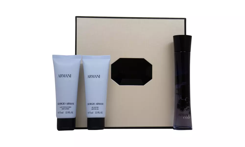 Giorgio Armani Armani Code 2.5oz EDP Spray, 2.5oz Shower Gel, 2.5oz Body Lotion - Second Medium