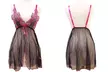Women's Babydoll Mesh Lingerie Nightgown Dress & Thong Set - Second Medium