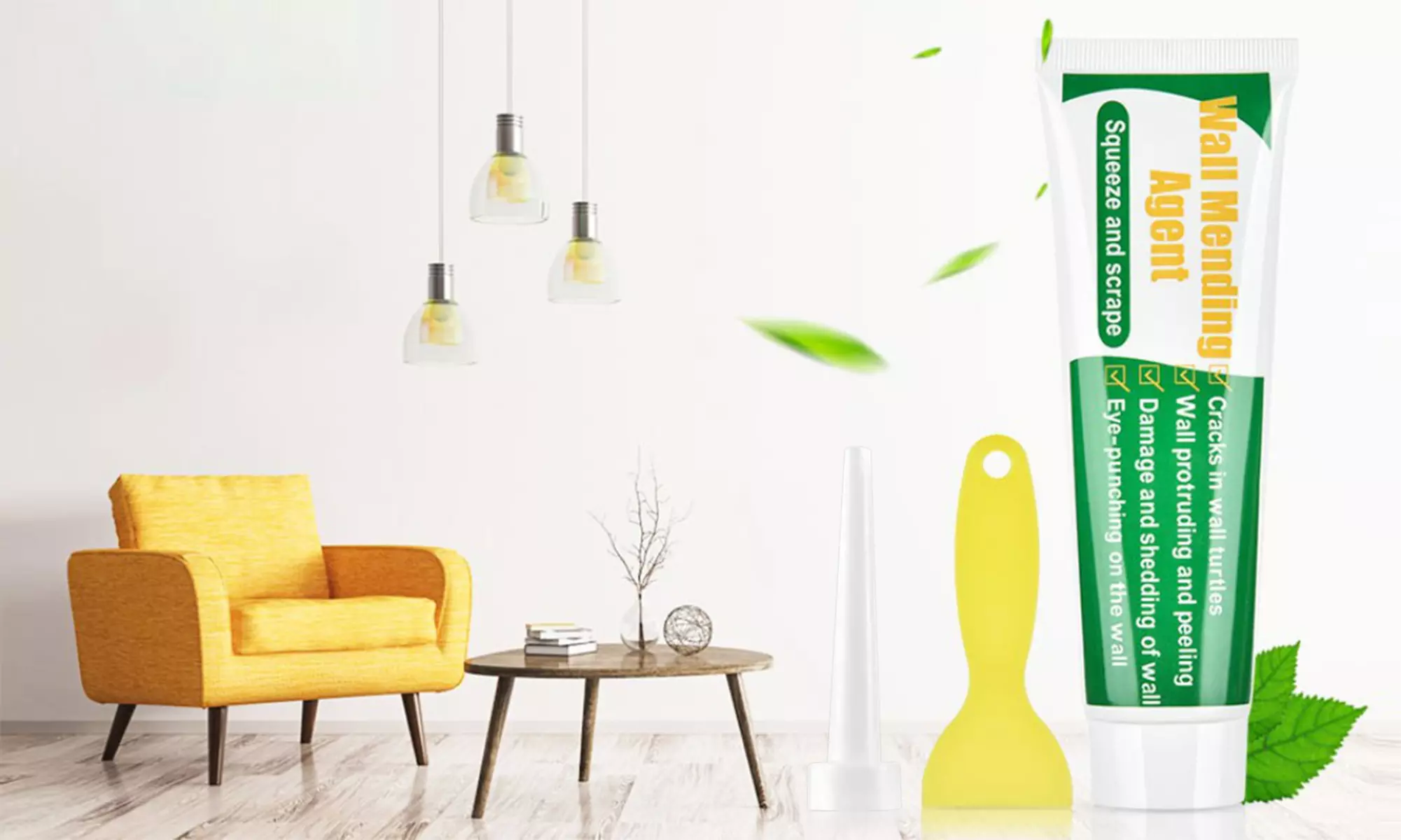 Wall Mending Agent Dry Wall Repair Cream Wall Paste Creams Patch Restore - Primary Image