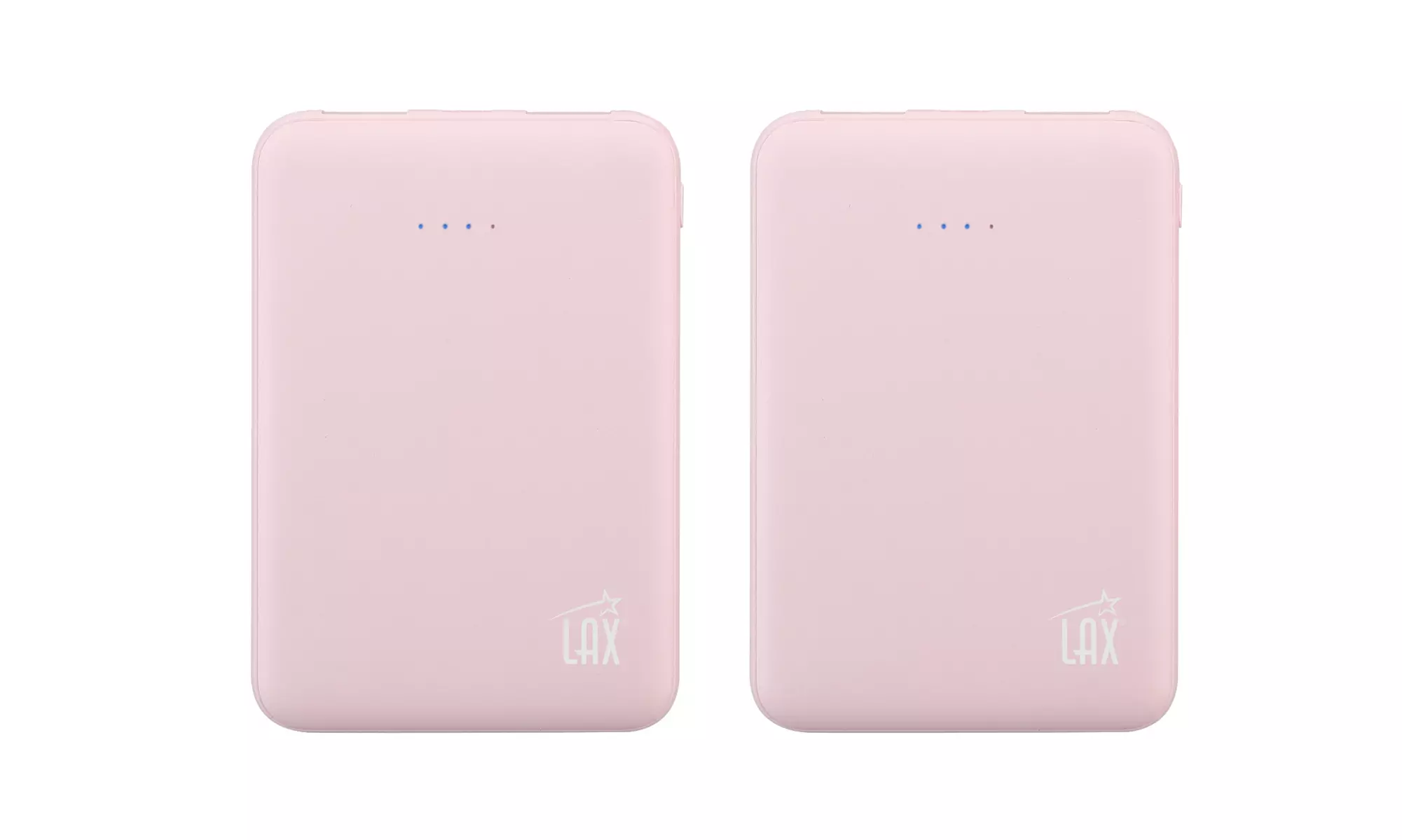 Rubberized Power Bank 6,000 or 12,000mAh LED Dual-USB
