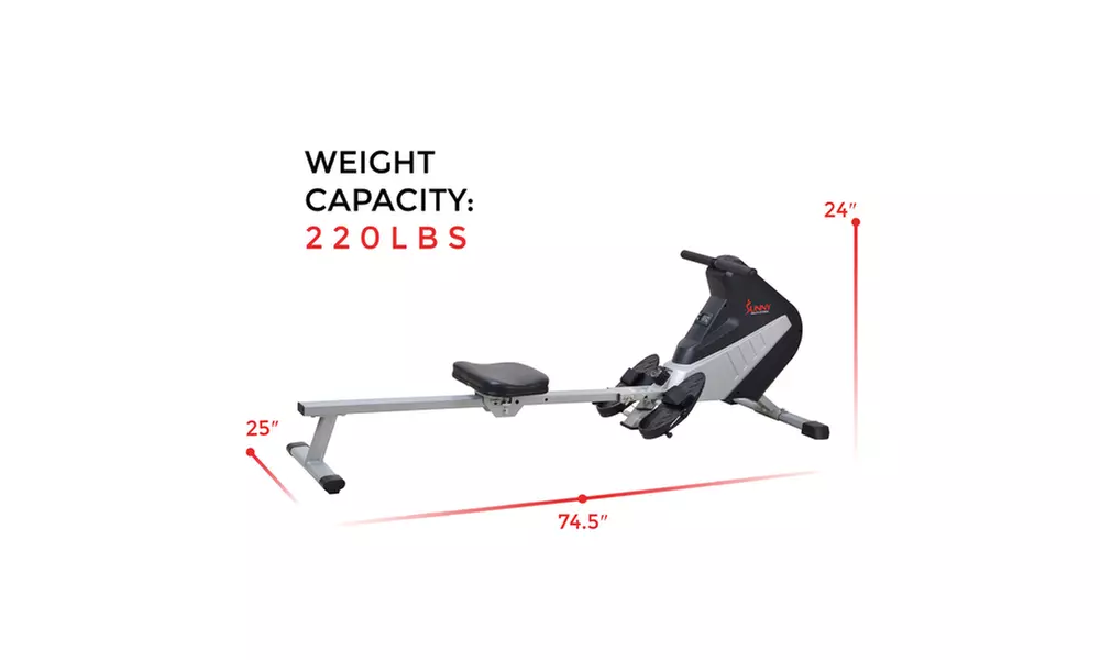 Sunny Health & Fitness SF-RW5634 Magnetic Rowing Machine - Second Medium