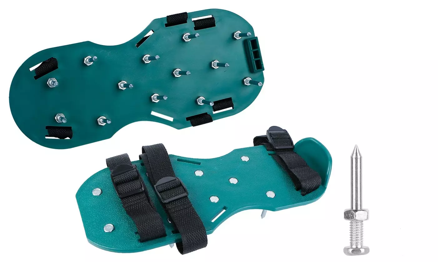 iMounTEK Metal Spiked Lawn Aerator Shoes for Easy Yard Aeration
