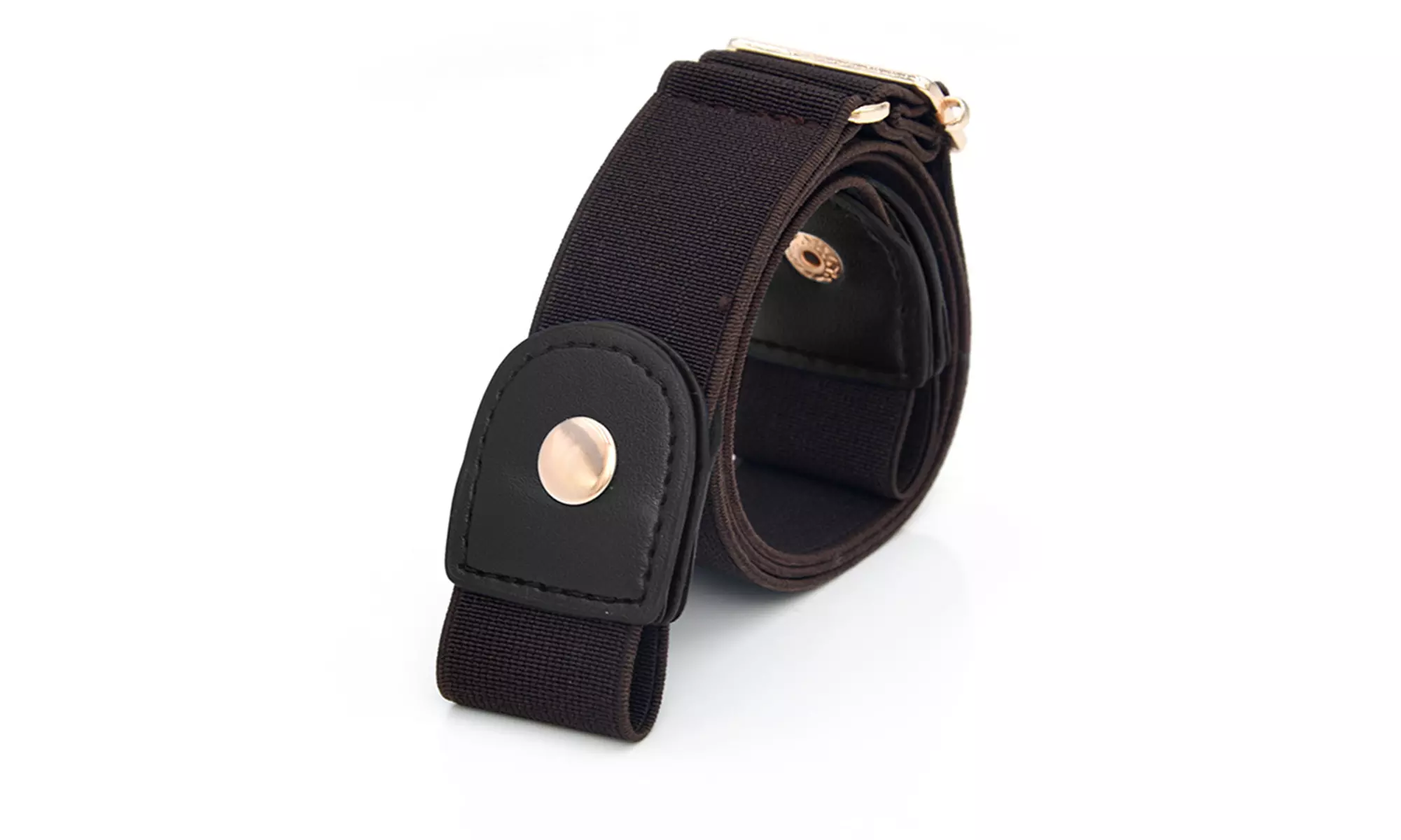 Buckle Free Comfortable Elastic Belt Adjustable Invisible Stretch Belt 2 pcs