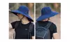 Men's Fisherman Sun Hat Large Brim Cap Wide Edge Outdoor Cap UV Protection Hats