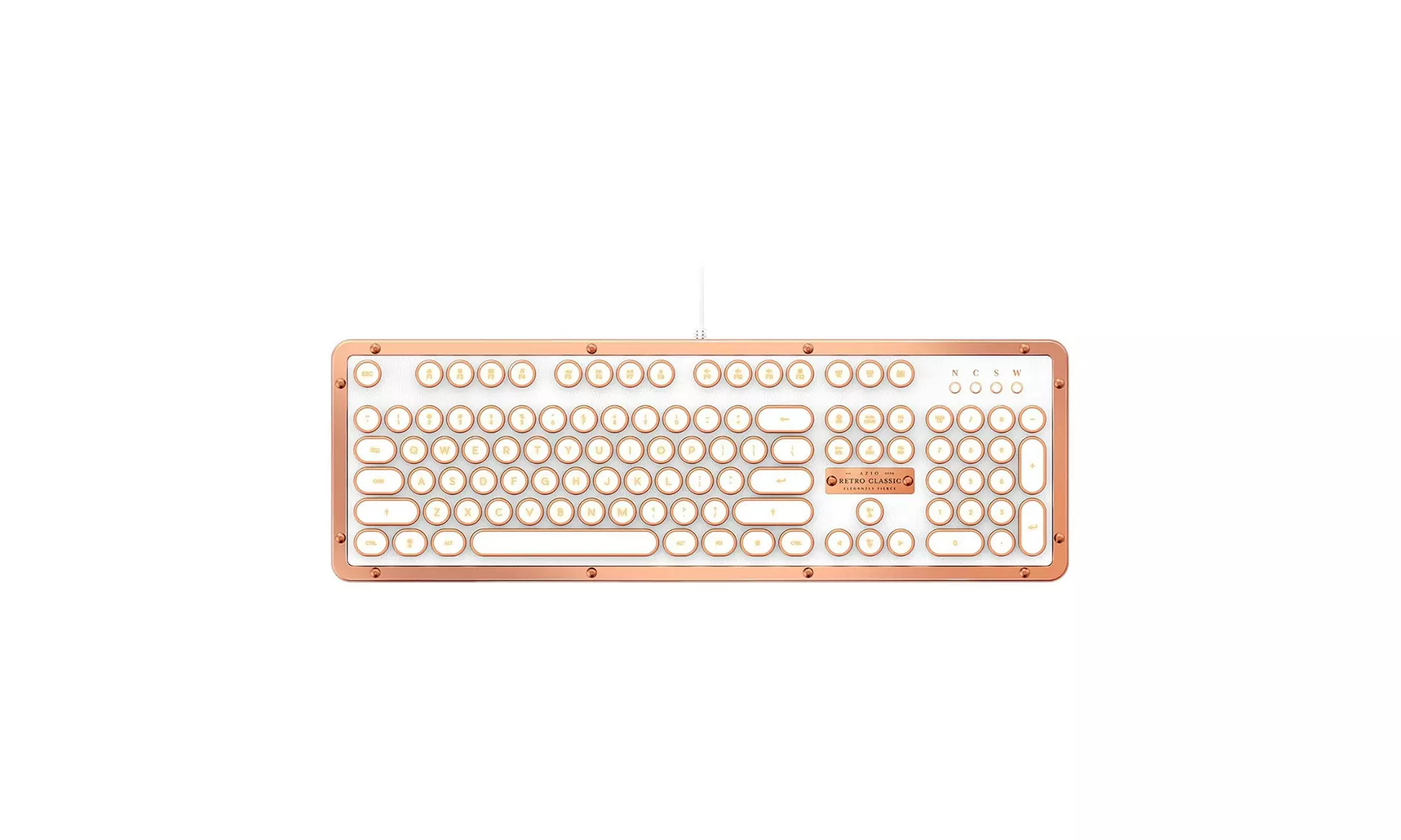 HP HC270cr Healthcare Edition Clinical Review Monitor with Azio Retro Keyboard - Primary Image