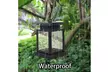 Outdoor Solar Lantern Hanging Light LED Waterproof Yard Patio Garden Lamp Decors - Second Medium